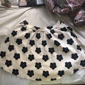 Lush flower power circle skirt